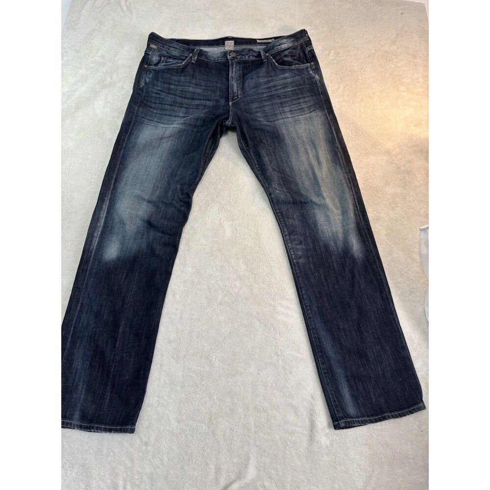 Citizens of Humanity Men's Denim Blue Faded Jeans Straight Leg 40 X 34 6054-104